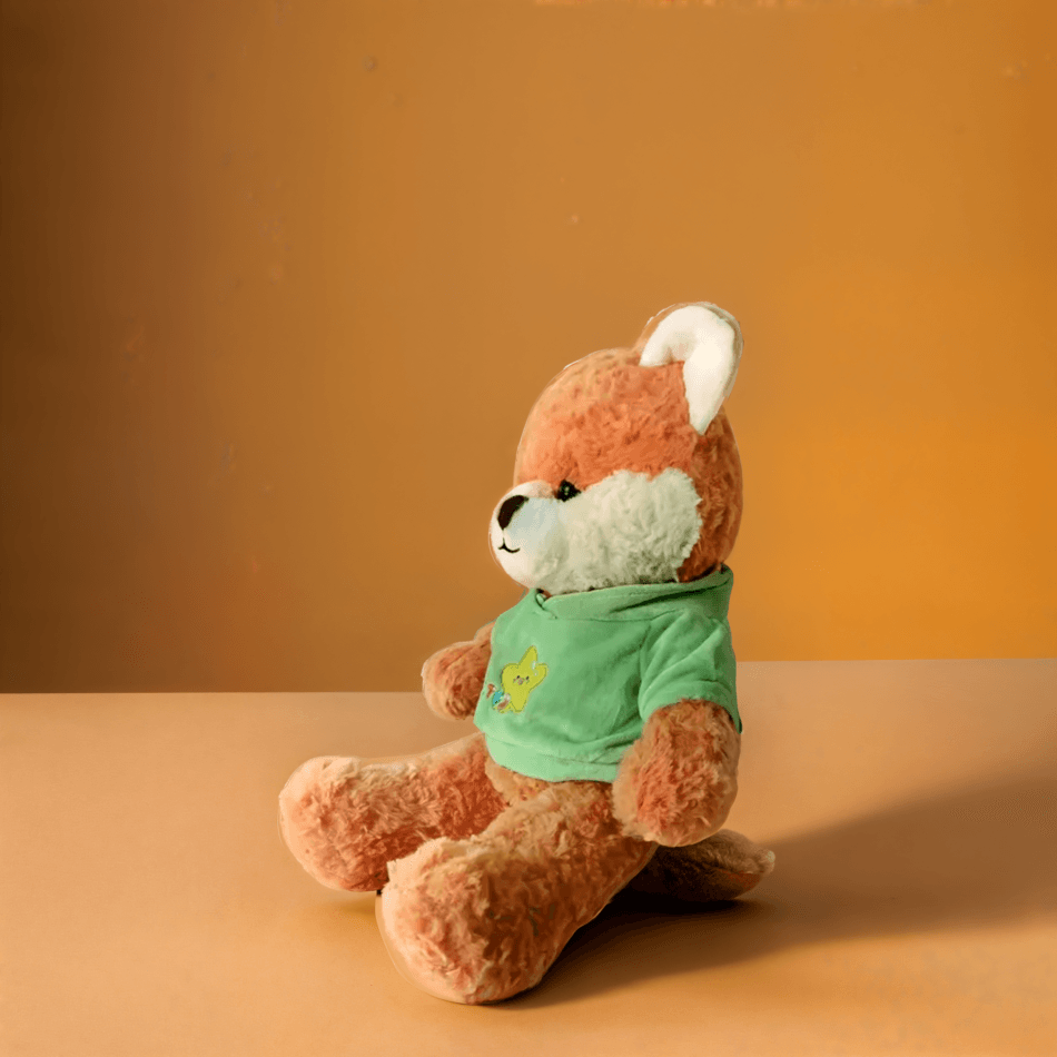 Fox soft toy with ultra-soft fur, perfect for cuddling and play
